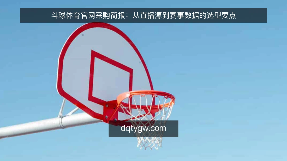 斗球体育官网采购简报：从直播源到赛事数据的选型要点