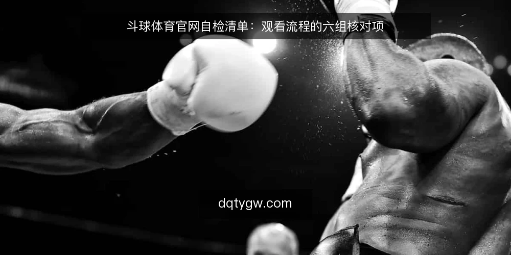 斗球体育官网自检清单：观看流程的六组核对项 — 为什么现在值得做一次观看流程审计 配图
